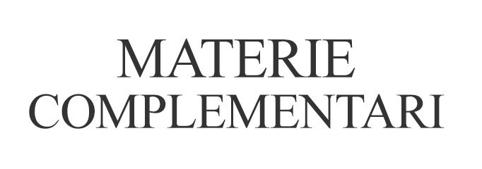 Materie complementari